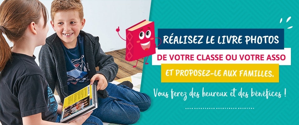 Réalisez le livre photos de votre classe ou votre école